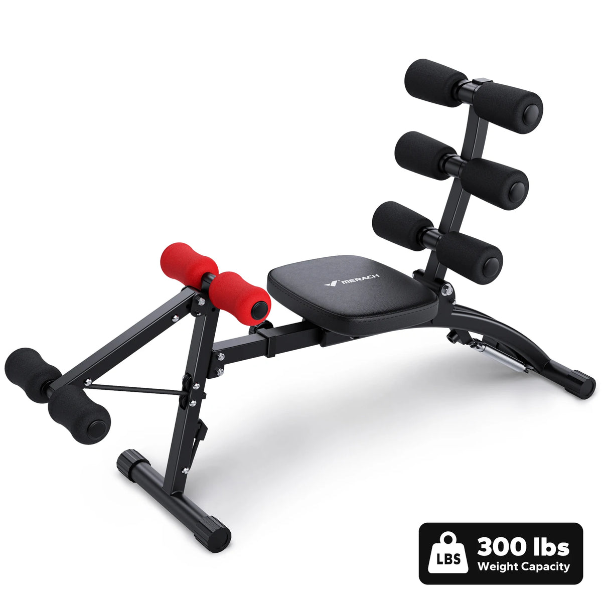 MERACH Adjustable Ab Trainer Bench for Home Strength Training