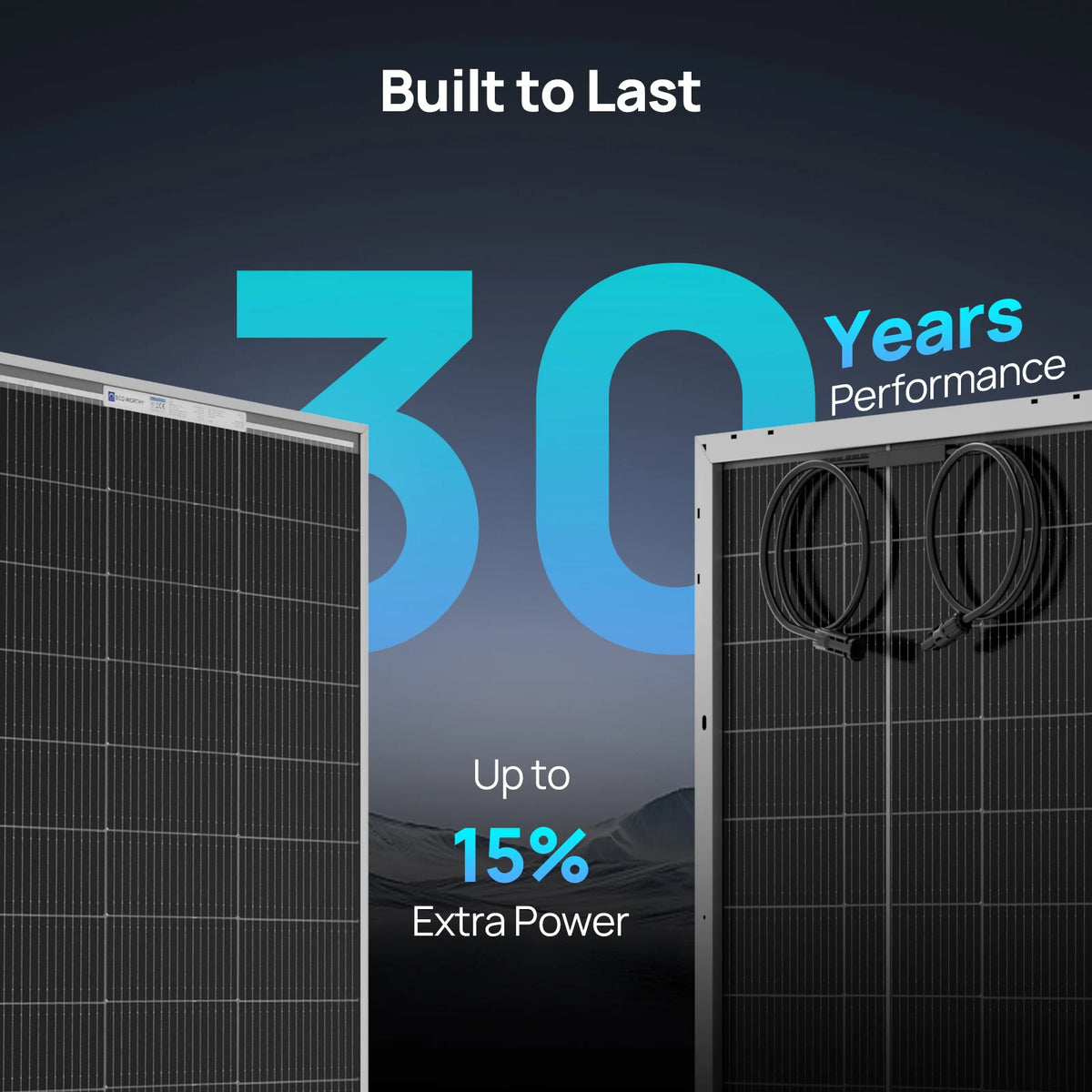 ECO-WORTHY High Efficiency N-Type Solar Panels for Off Grid Systems