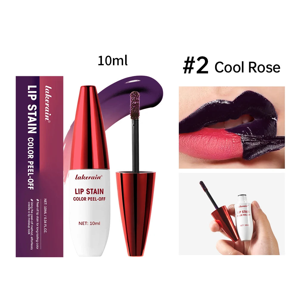 Peel Off Long Lasting Waterproof Lip Stain Tattoo Tint