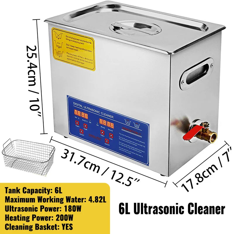 SucceBuy Portable Ultrasonic Cleaner for Household Cleaning Appliances