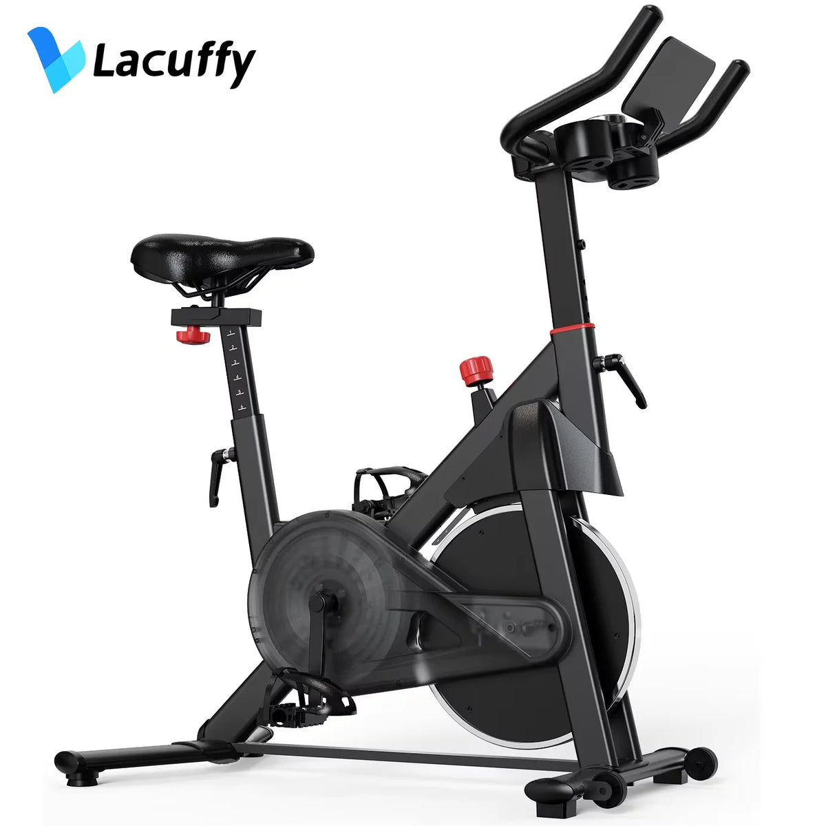 LACUFFY 32 Level Magnetic Resistance Exercise Bike for Home