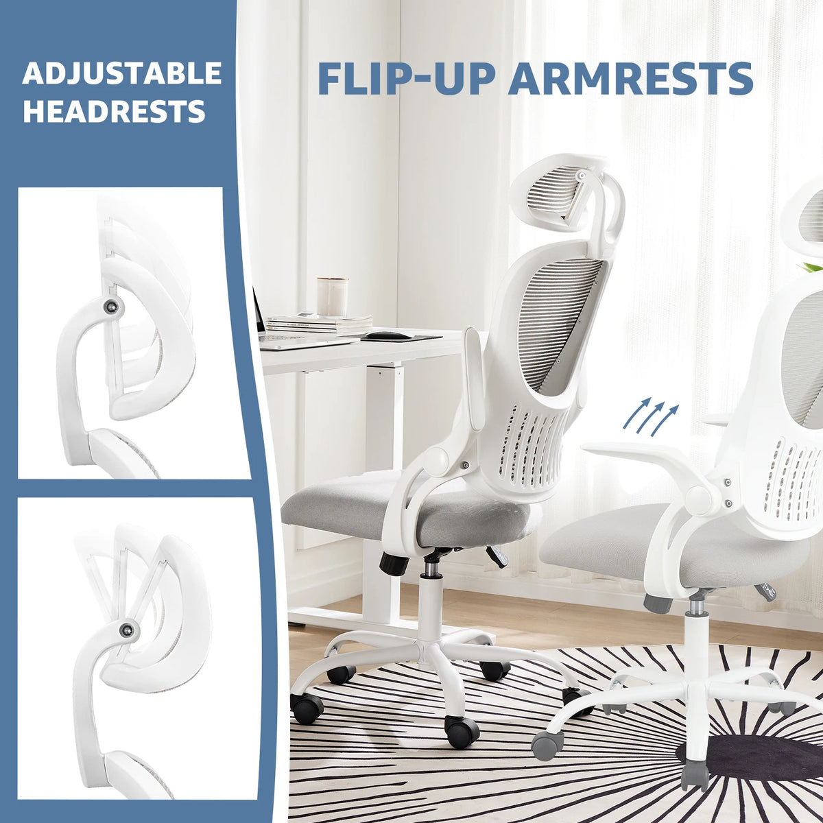 JHK Mesh Ergonomic Office Chair With Lumbar Support
