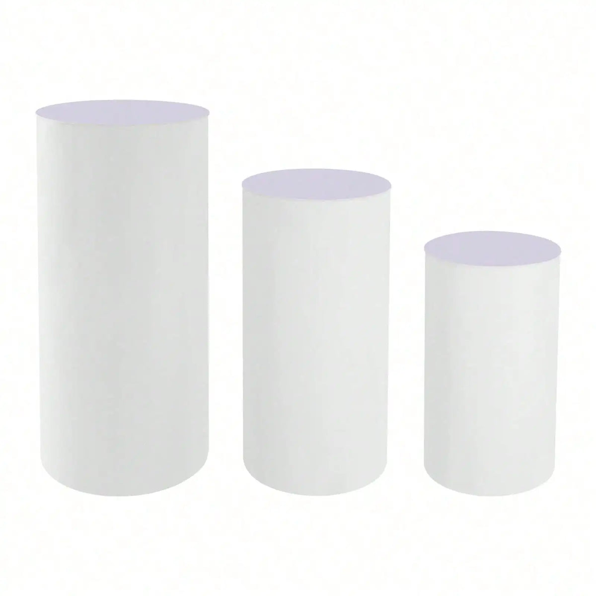 Cylinder Pedestal Display Stands for Wedding and Party Decor