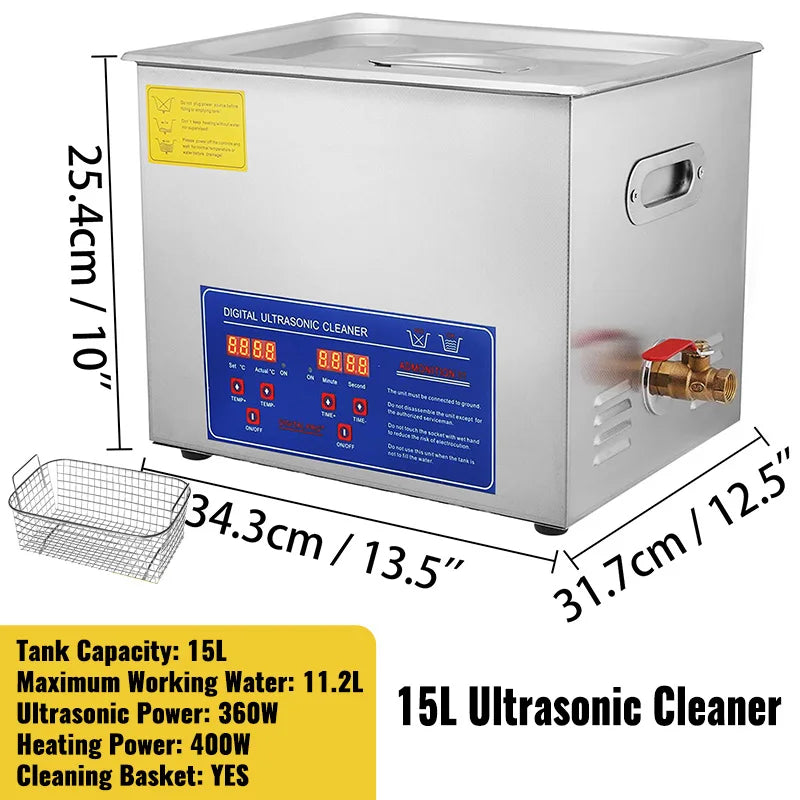SucceBuy Portable Ultrasonic Cleaner for Household Cleaning Appliances
