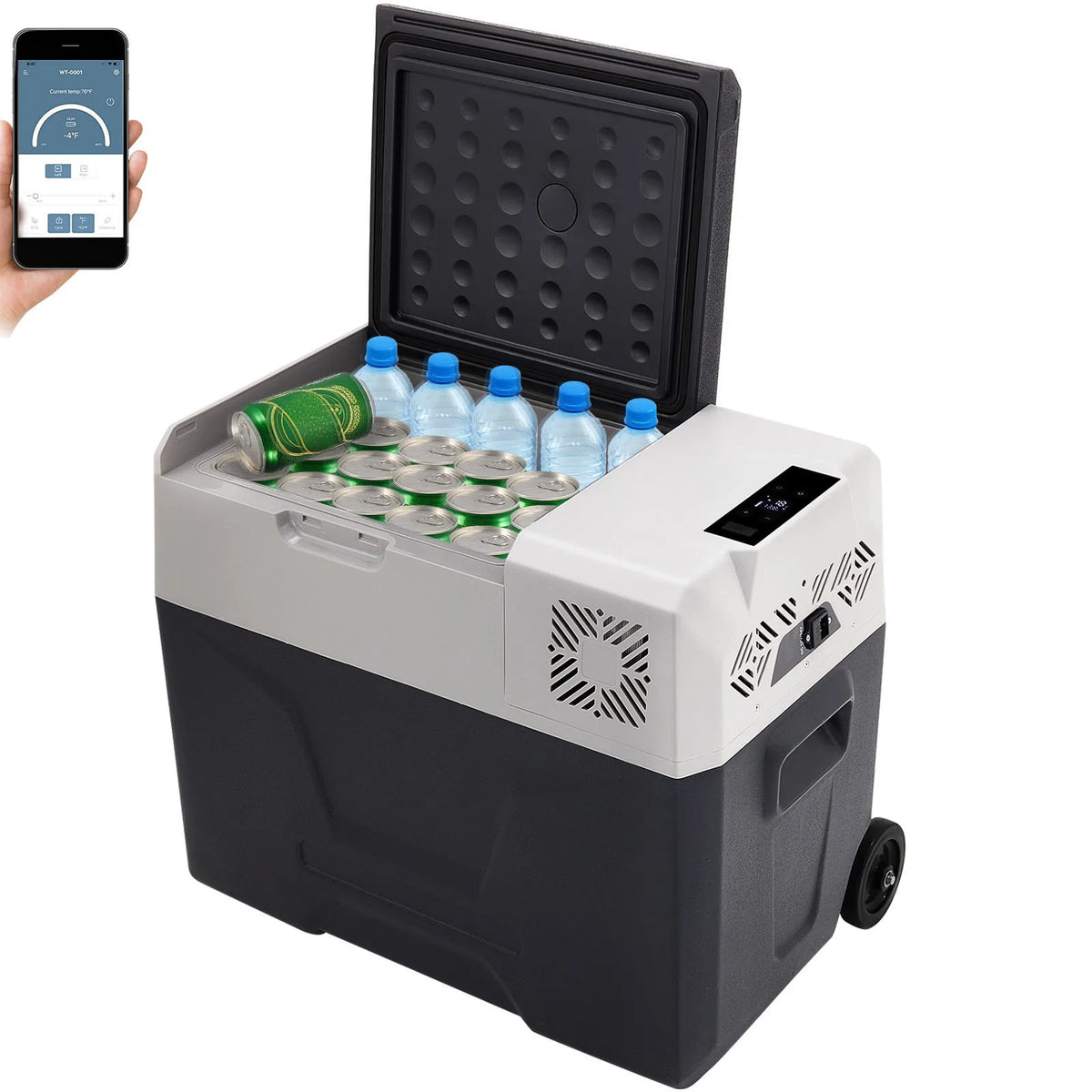 SucceBuy Portable Compressor Car Refrigerator And Freezer
