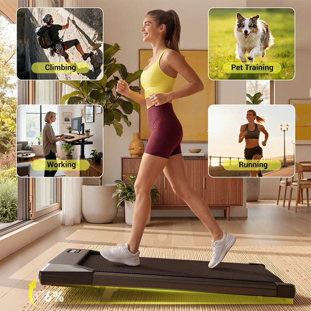Superun Portable Walking Pad Treadmill for Home and Office