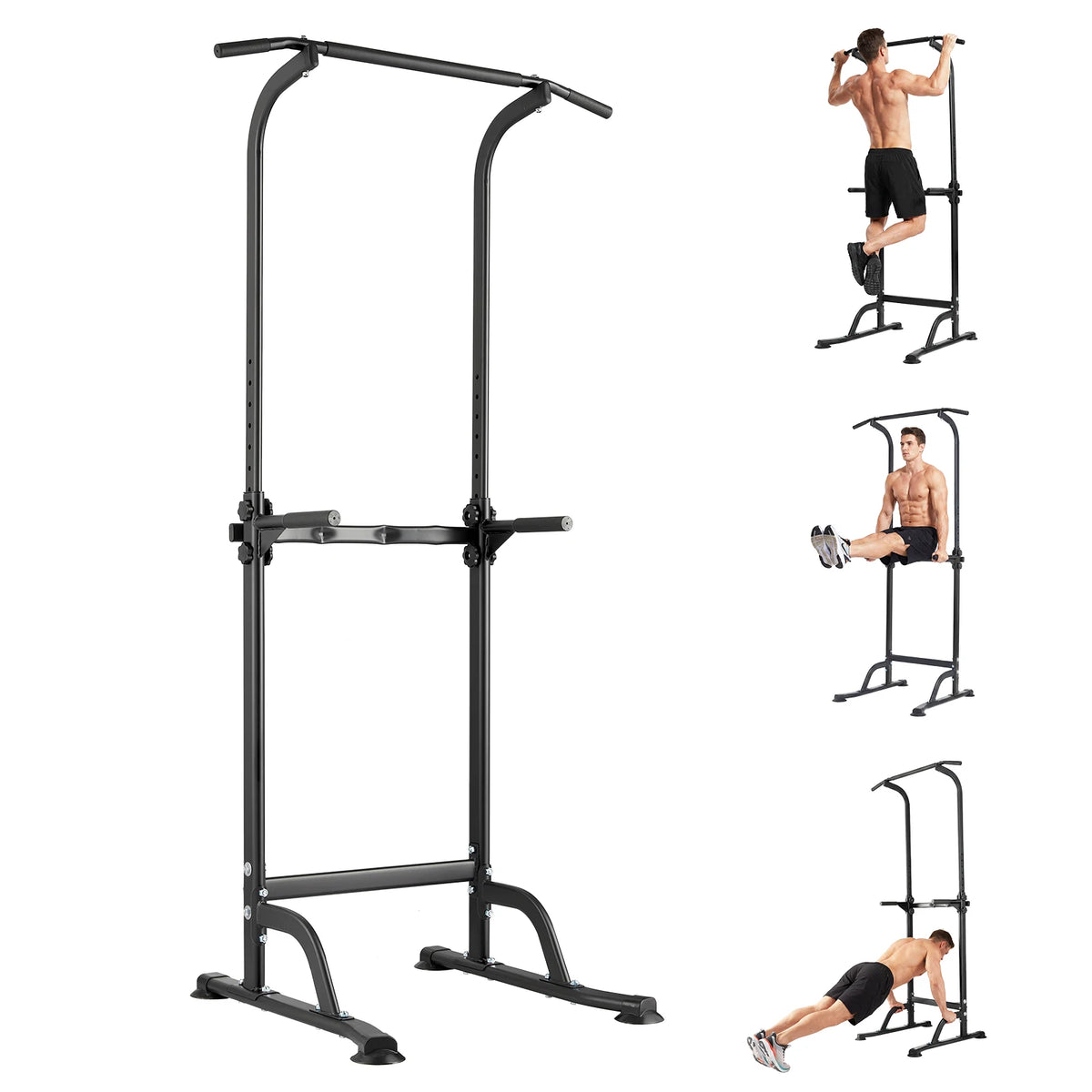 Adjustable Power Tower for Pull Ups Dips and Strength Training