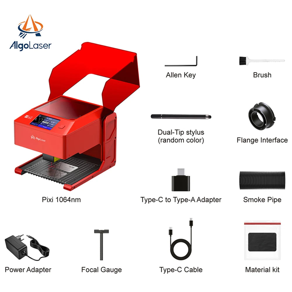 AlgoLaser Pixi Infrared Laser Engraver for Metal Jewelry and Marking
