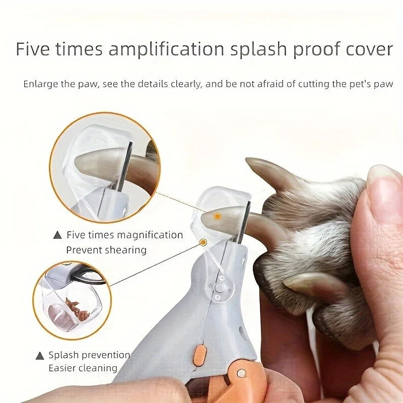 LED Pet Nail Clippers With Light For Cats And Dogs
