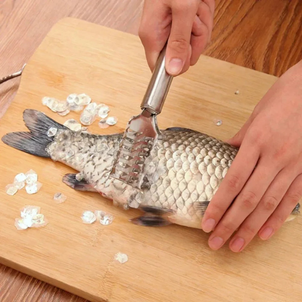 Multi Purpose Kitchen Scraper for Fish Ginger and Vegetables
