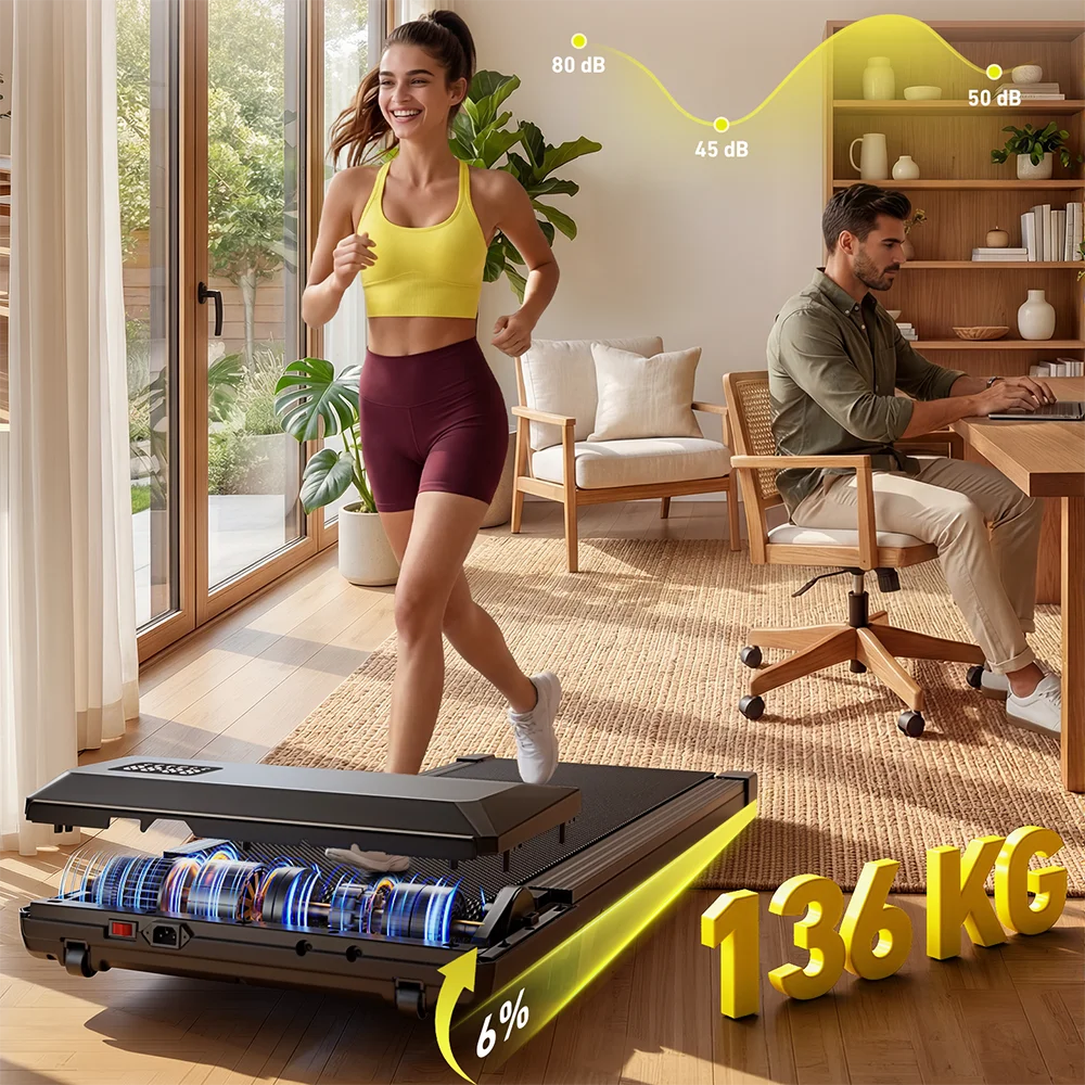 Superun Portable Walking Pad Treadmill for Home and Office