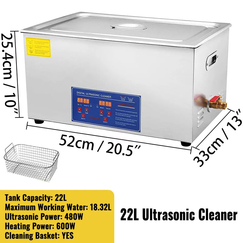 SucceBuy Portable Ultrasonic Cleaner for Household Cleaning Appliances