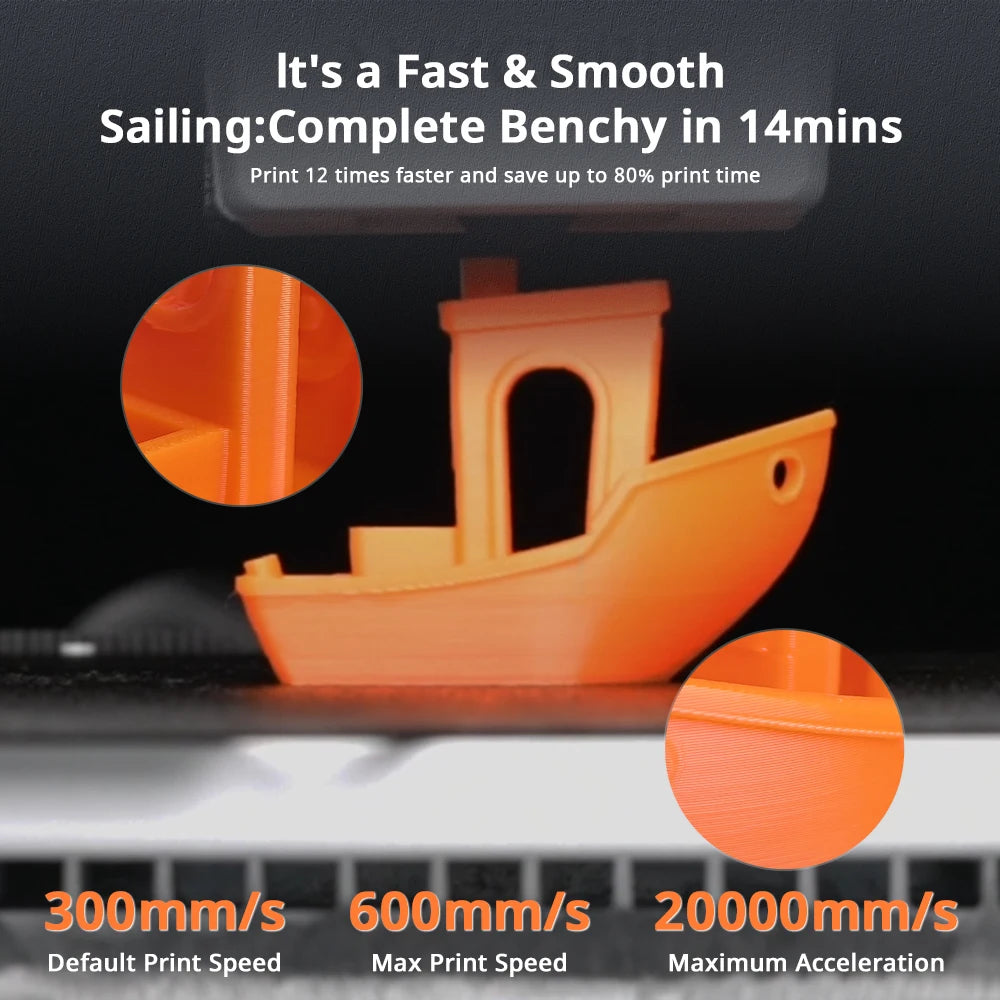 ANYCUBIC Kobra X Multi Material High Speed 3D Printer AI Assistance