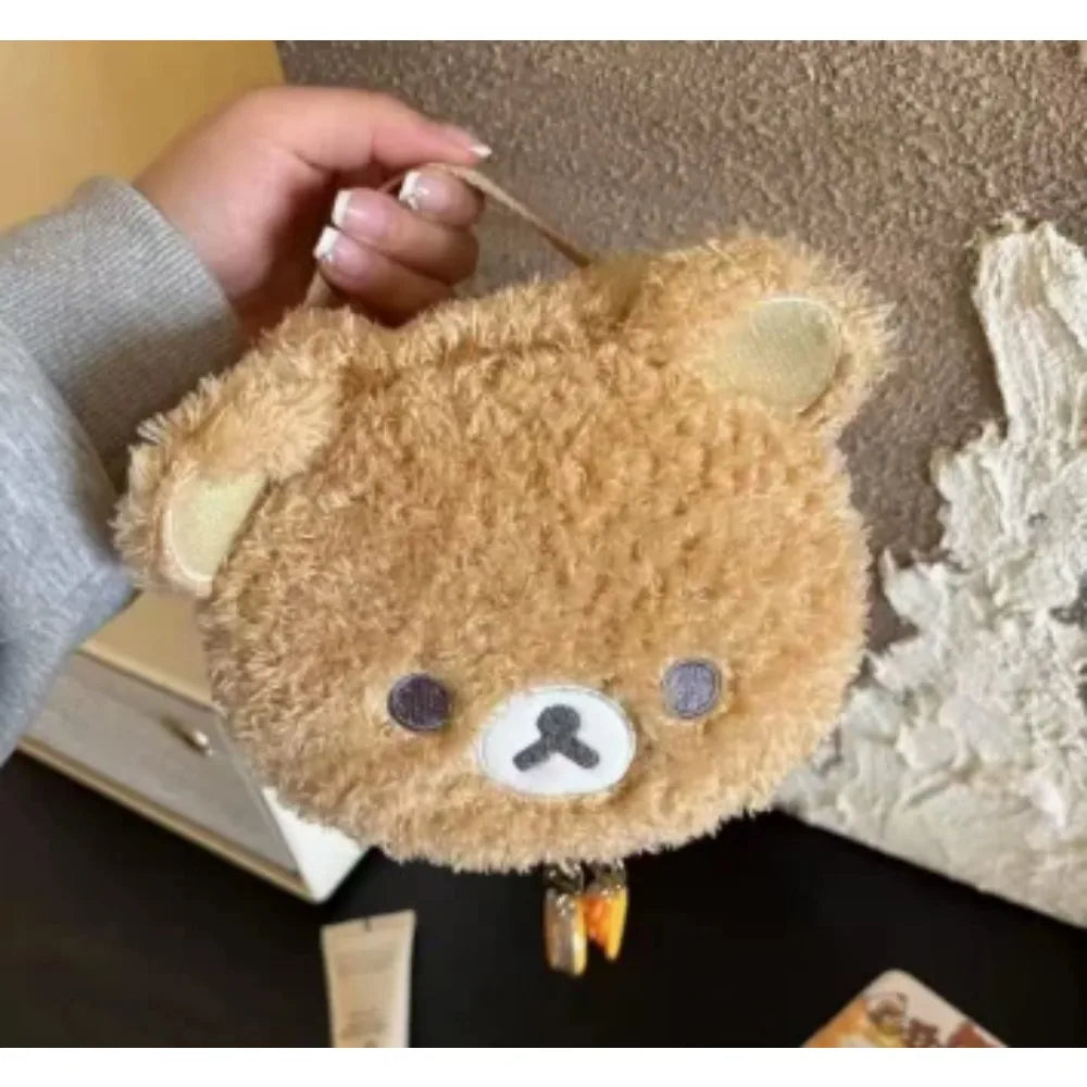 Plush Bear Anime Cosmetic Case Jewelry Storage Organizer Pouch