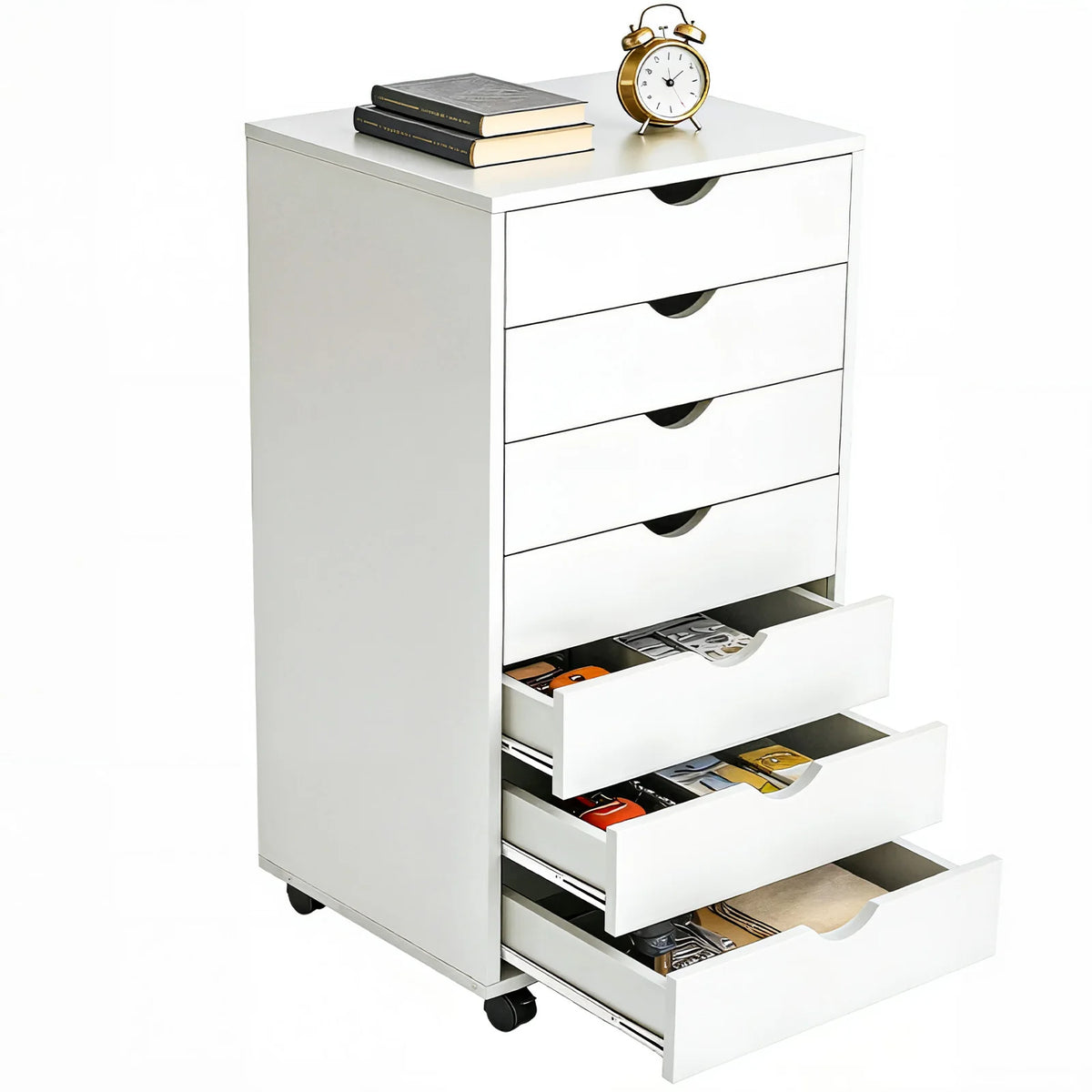 MCQ Wood Living Room Cabinet With File And Printer Storage