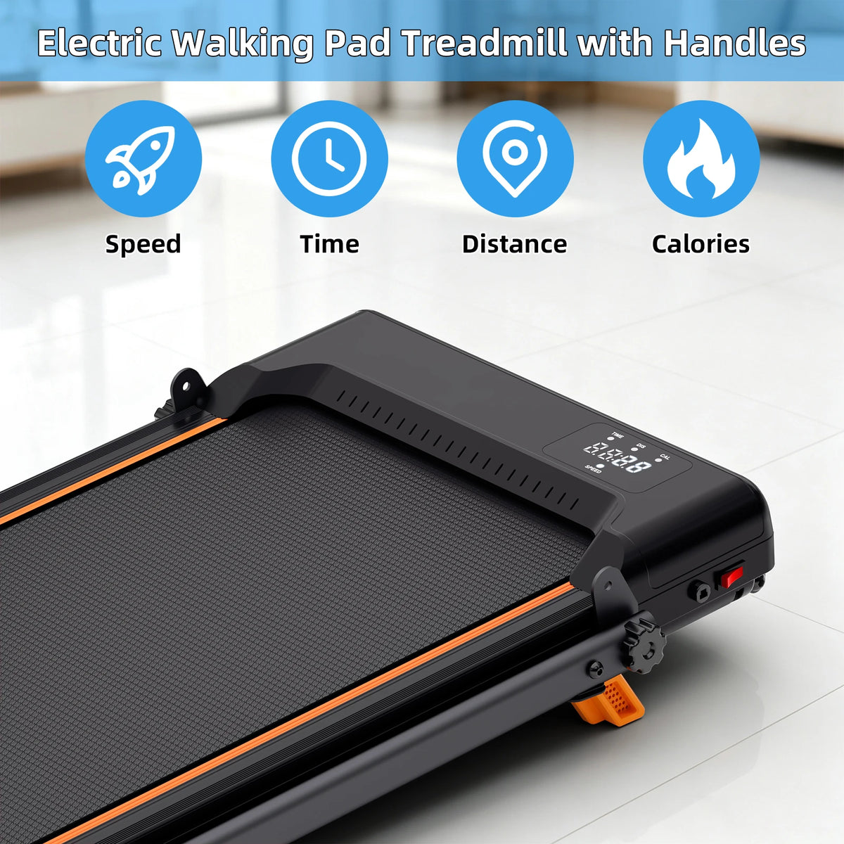 Gymheit Foldable Incline Treadmill for Home Walking and Jogging Workouts
