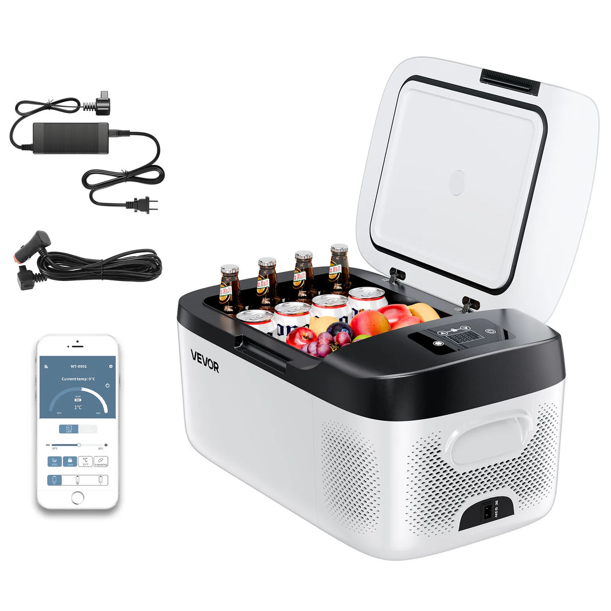 SucceBuy Portable Compressor Car Refrigerator And Freezer