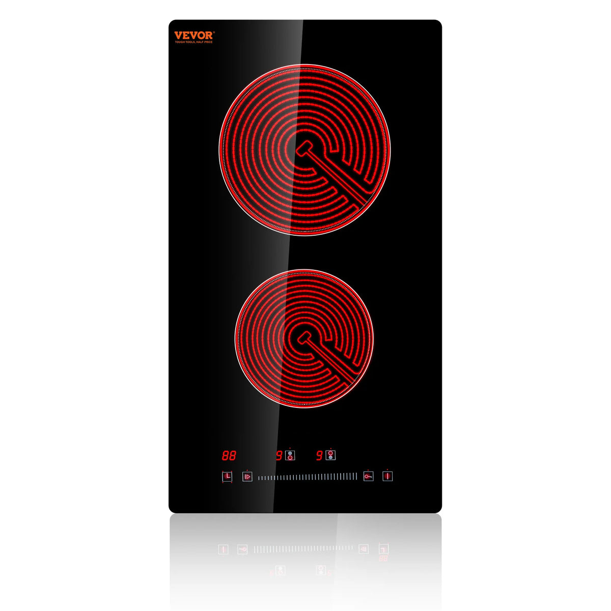 SucceBuy Built In Electric Cooktop With Multiple Powerful Burners
