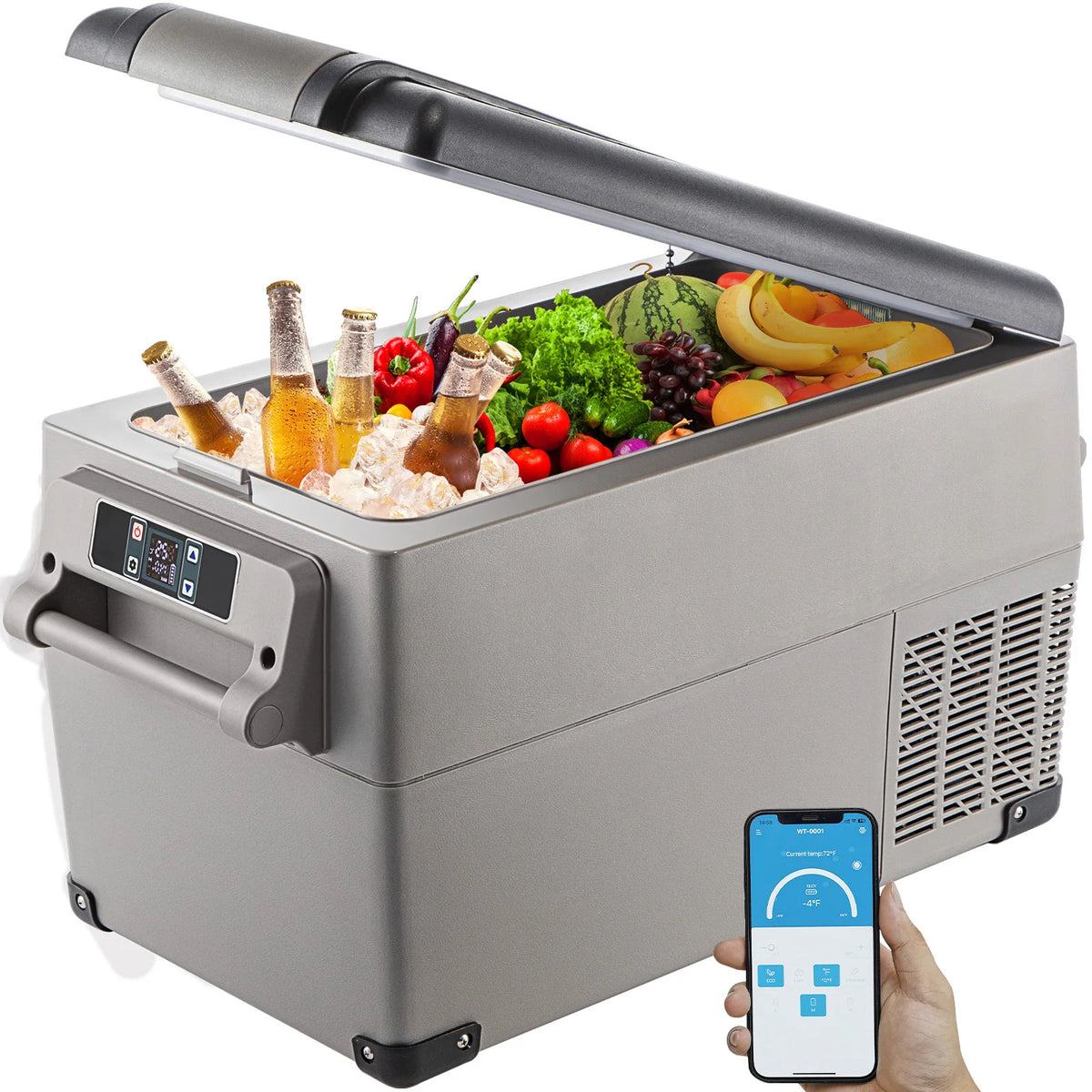 SucceBuy Portable Compressor Car Refrigerator And Freezer