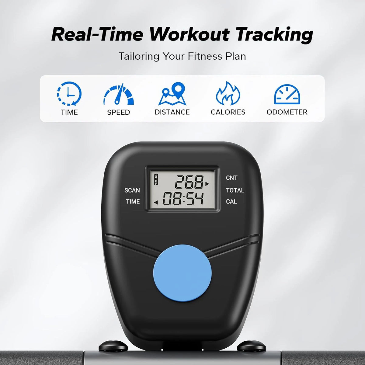 MERACH Foldable Adjustable Squat Rowing Machine for Home Workouts
