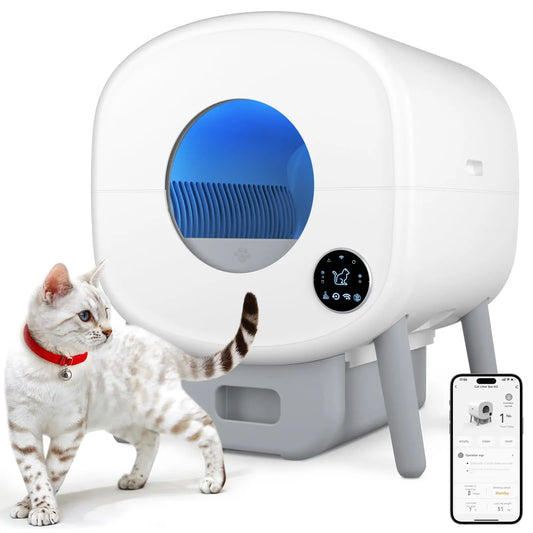 Fumoi Smart Automatic Cat Litter Box With App Control