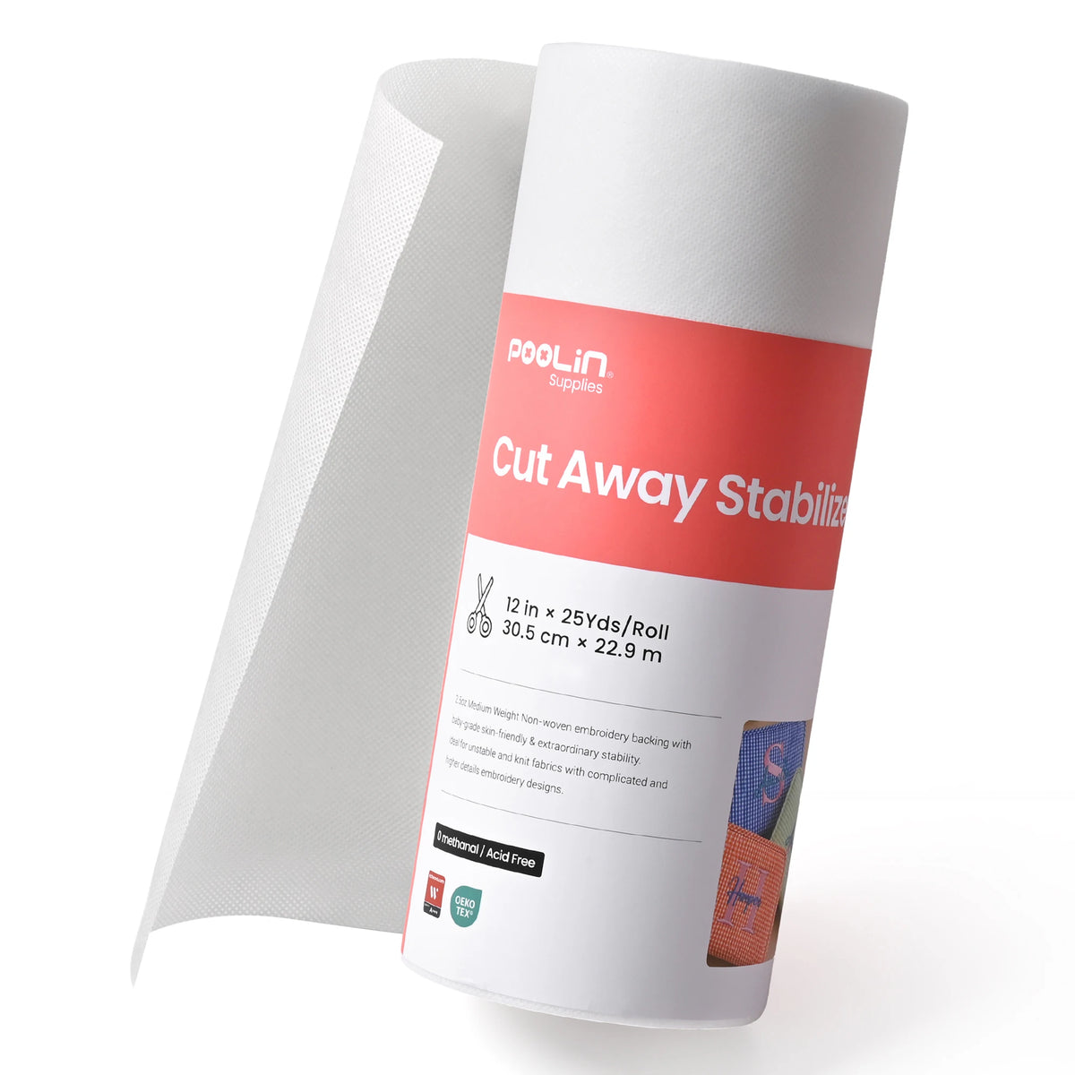 Cut Away Embroidery Machine Stabilizer Backing for Durable Stitching