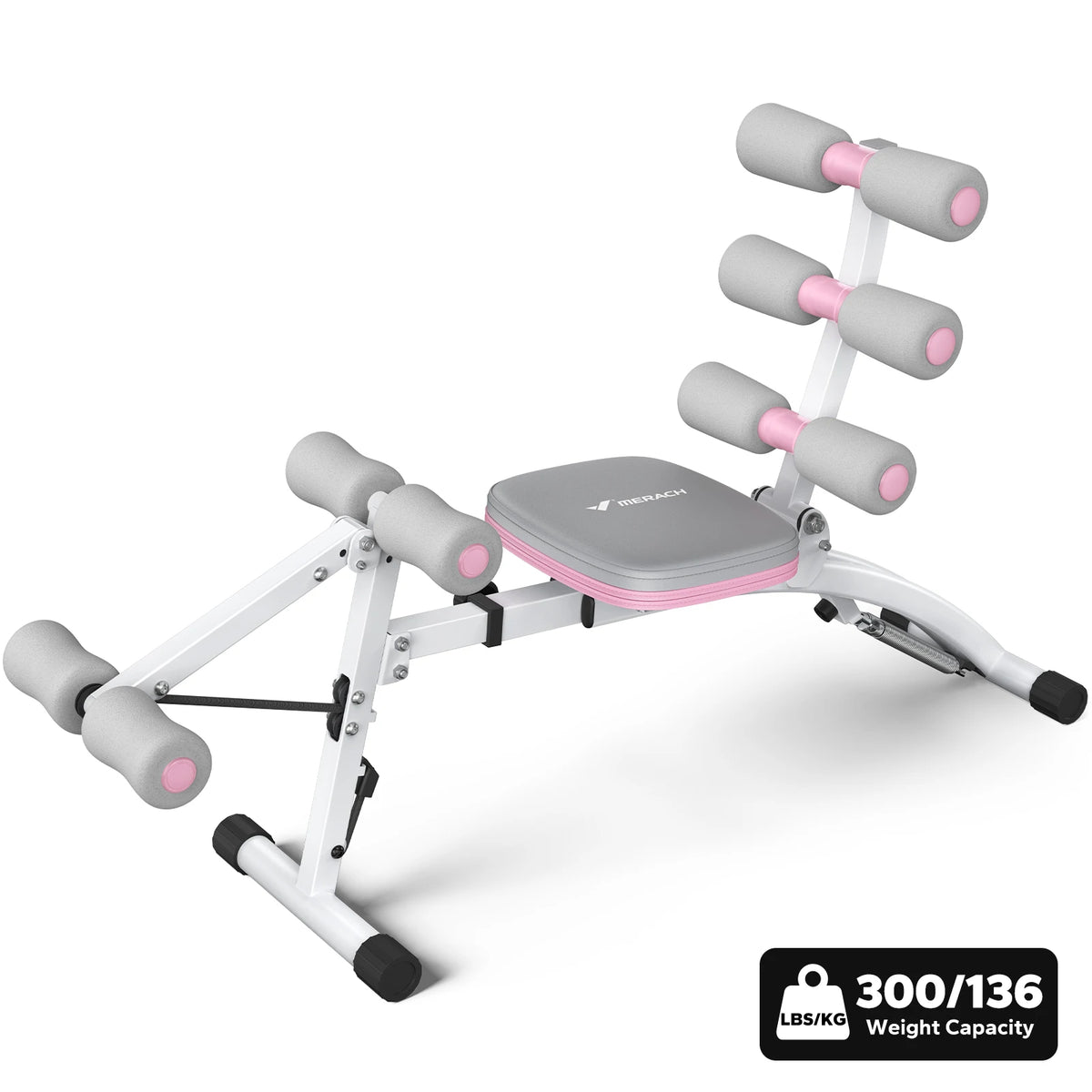 MERACH Adjustable Ab Trainer Bench for Home Strength Training