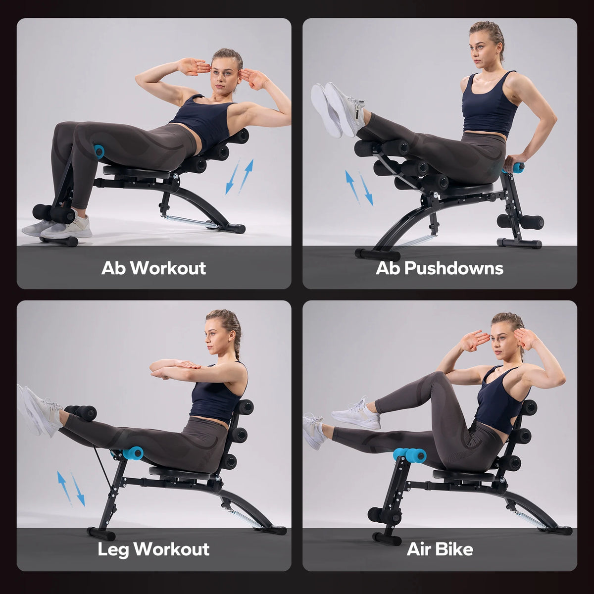 MERACH Adjustable Ab Trainer Bench for Home Strength Training