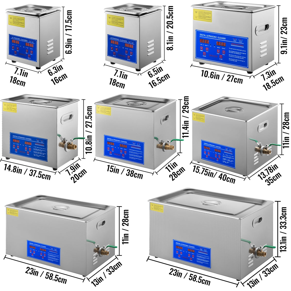 SucceBuy Portable Ultrasonic Cleaner for Household Cleaning Appliances