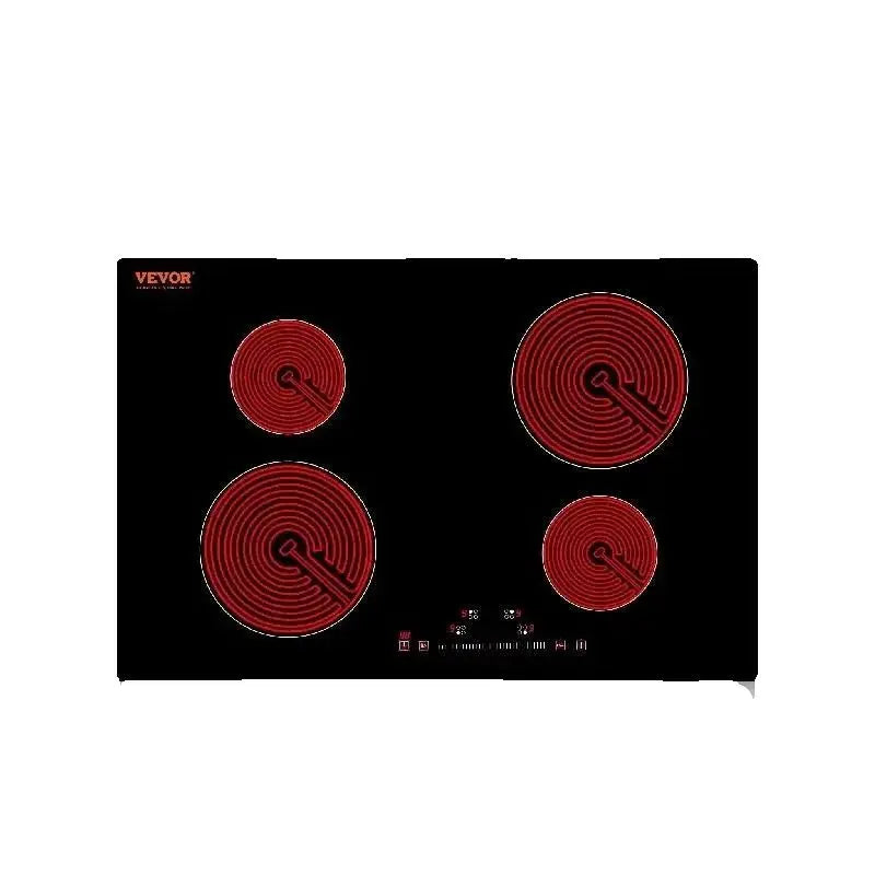 SucceBuy Built In Electric Cooktop With Multiple Powerful Burners
