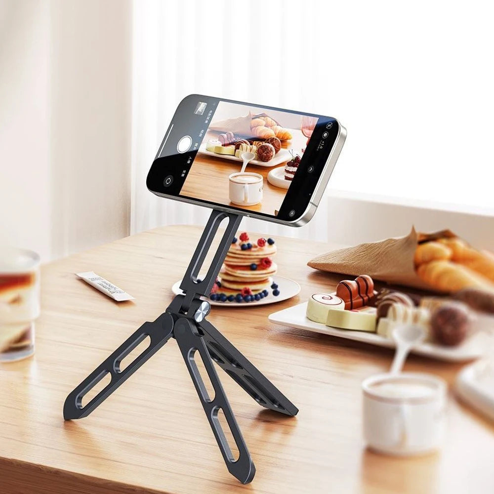 AKABEILA Magnetic Phone Tripod Selfie Stick With Foldable Stand