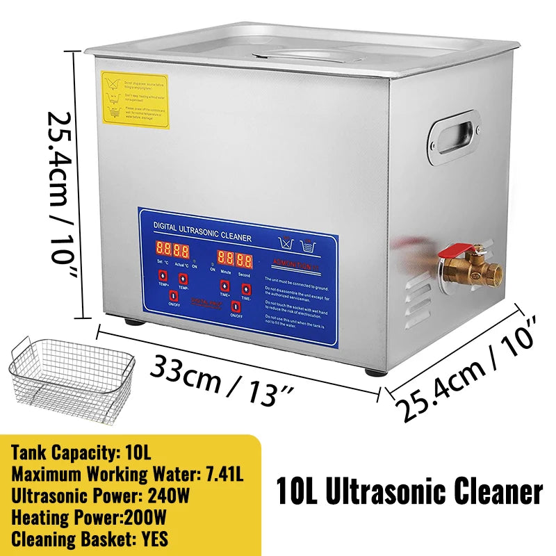 SucceBuy Portable Ultrasonic Cleaner for Household Cleaning Appliances