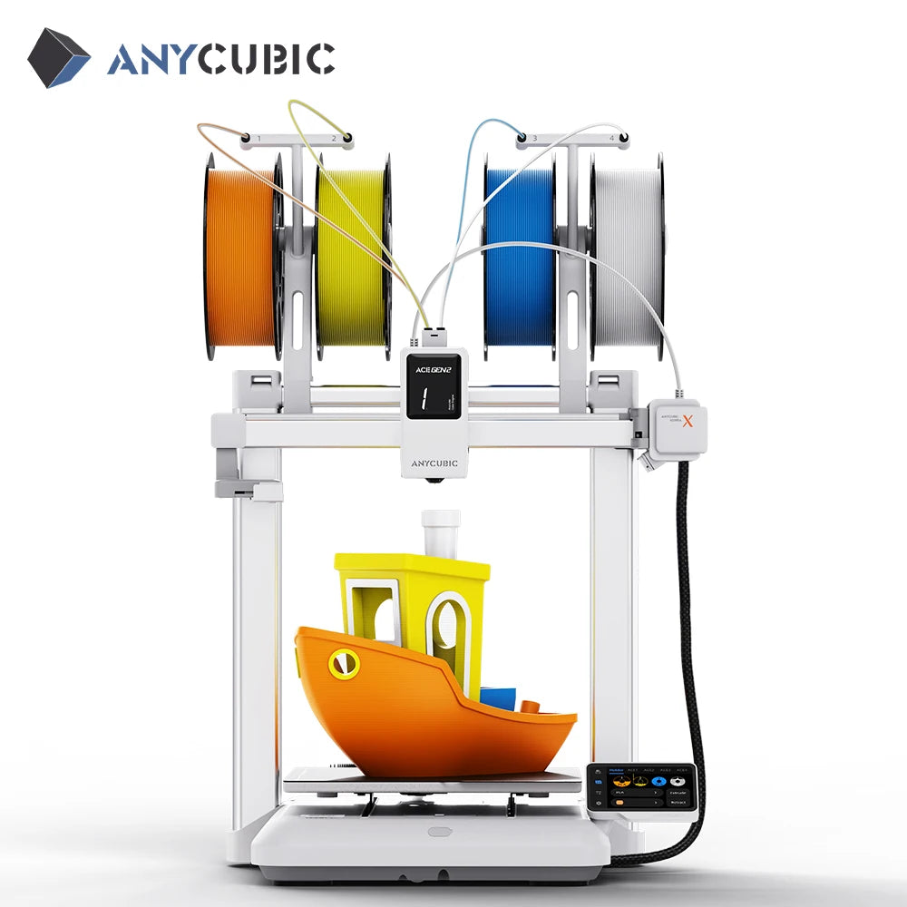 ANYCUBIC Kobra X Multi Material High Speed 3D Printer AI Assistance