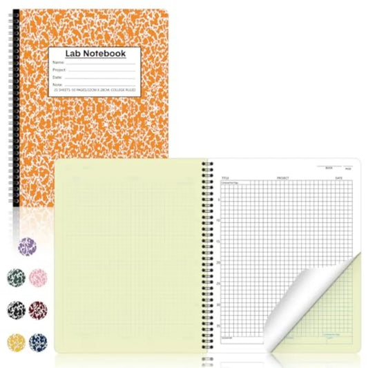 Carbonless Laboratory Notebook for Engineering Chemistry and Science Notes