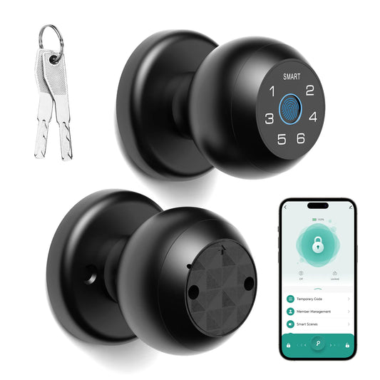 Viladepot Smart Fingerprint Door Lock With App And Passcode Control