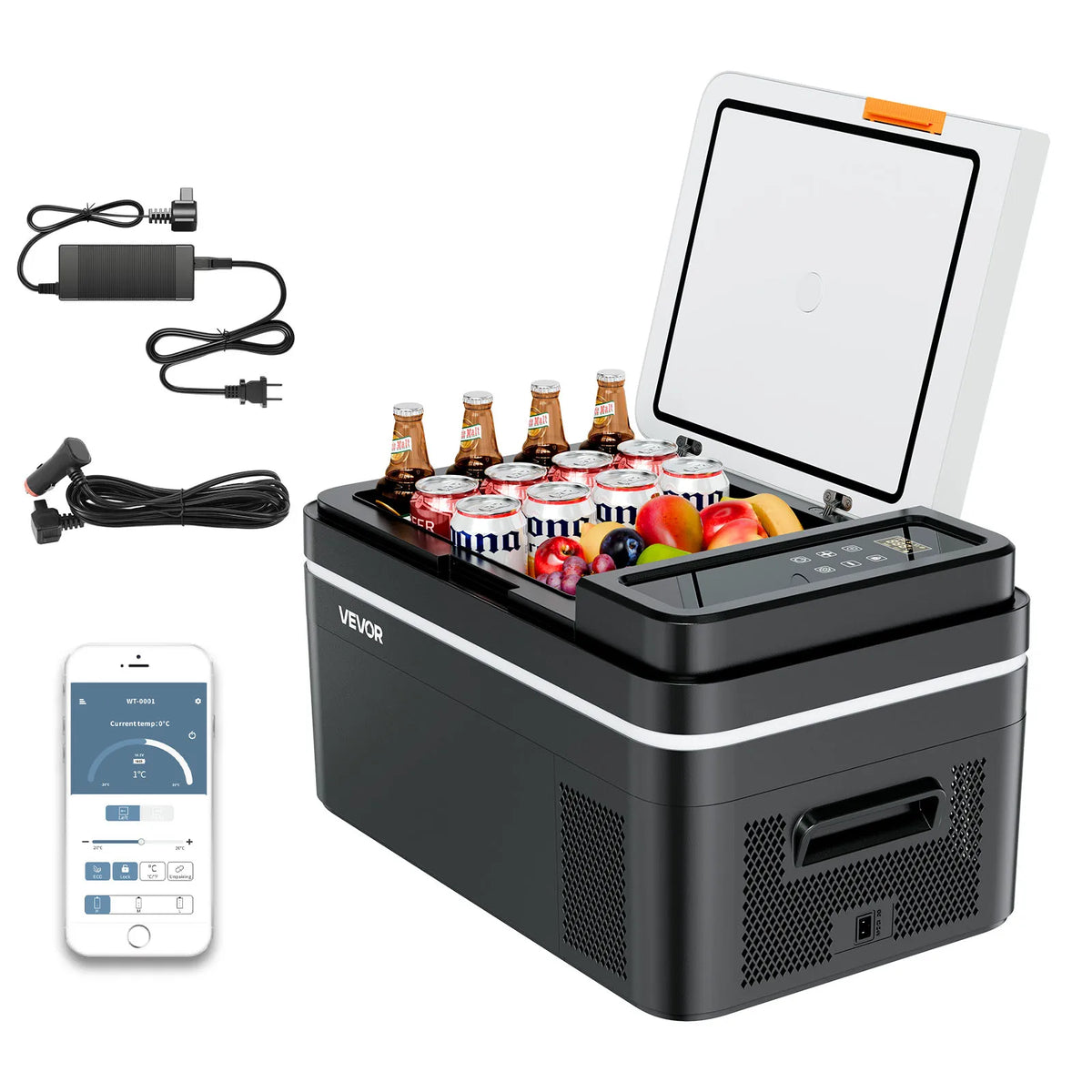 SucceBuy Portable Compressor Car Refrigerator And Freezer