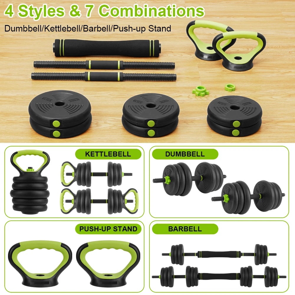 TWISTER.CK Adjustable Dumbbell Set With Connector for Home Gym Training