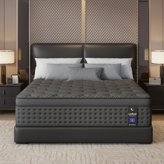 LayRoad Memory Foam Pocket Spring Mattress With Pressure Relief