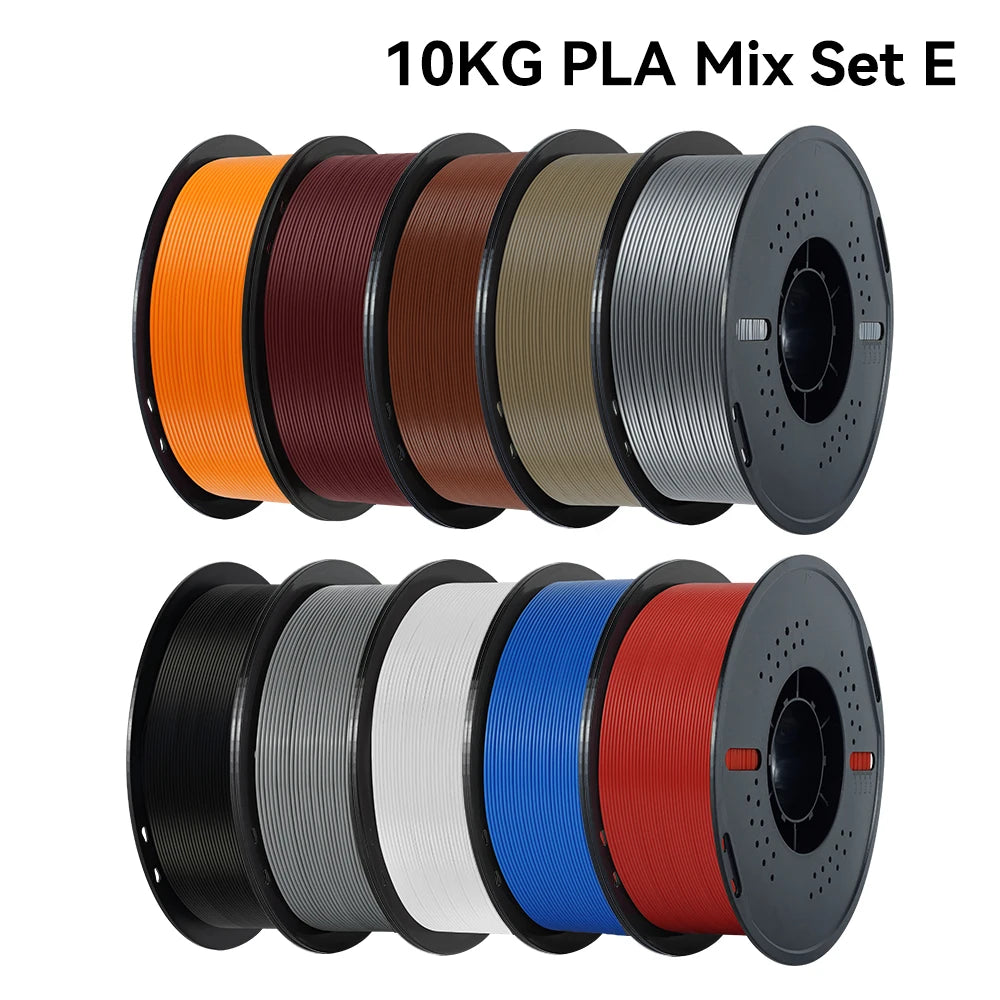 KINGROON PLA PETG 3D Printer Filament Assortment for FDM Printing