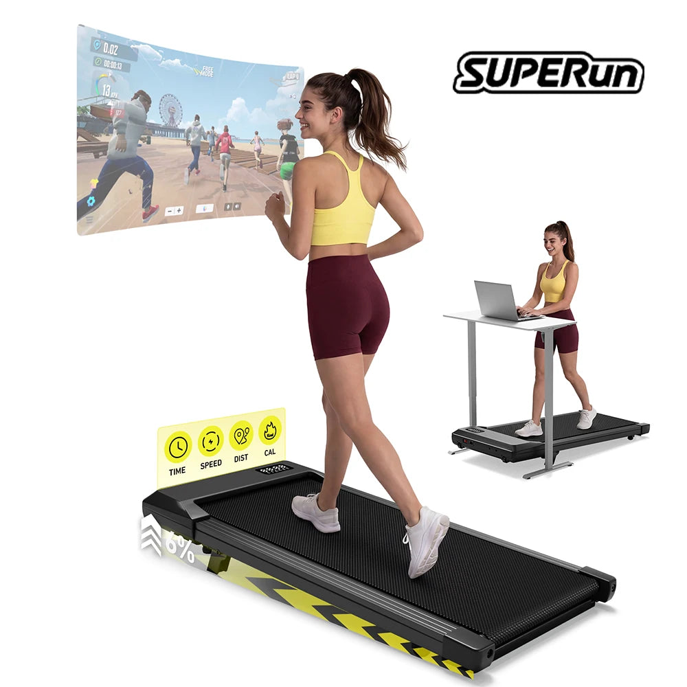 Superun Portable Walking Pad Treadmill for Home and Office