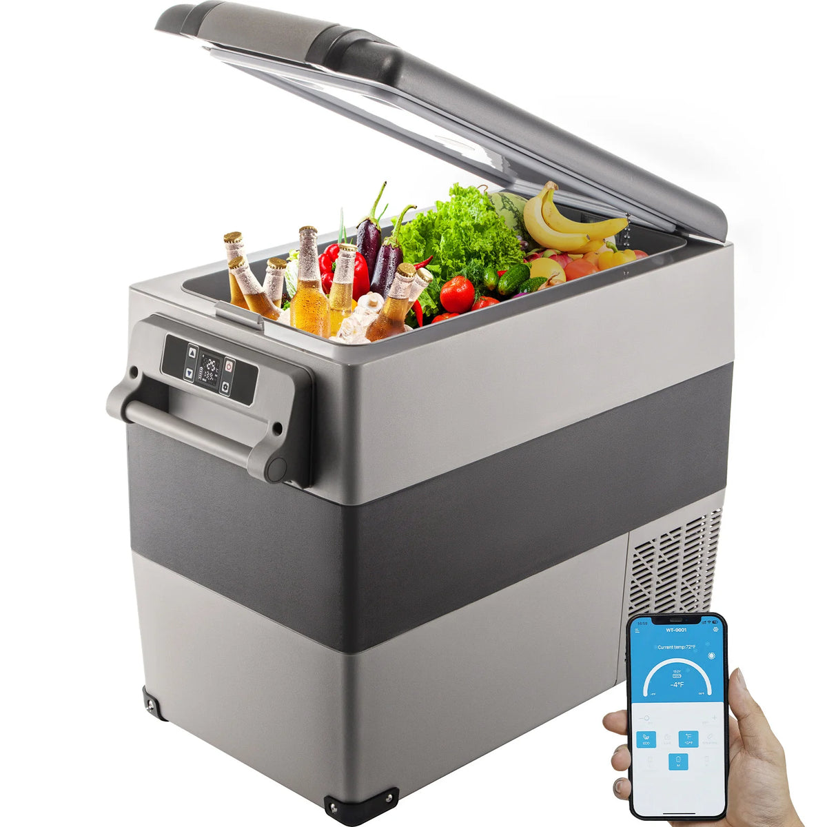 SucceBuy Portable Compressor Car Refrigerator And Freezer