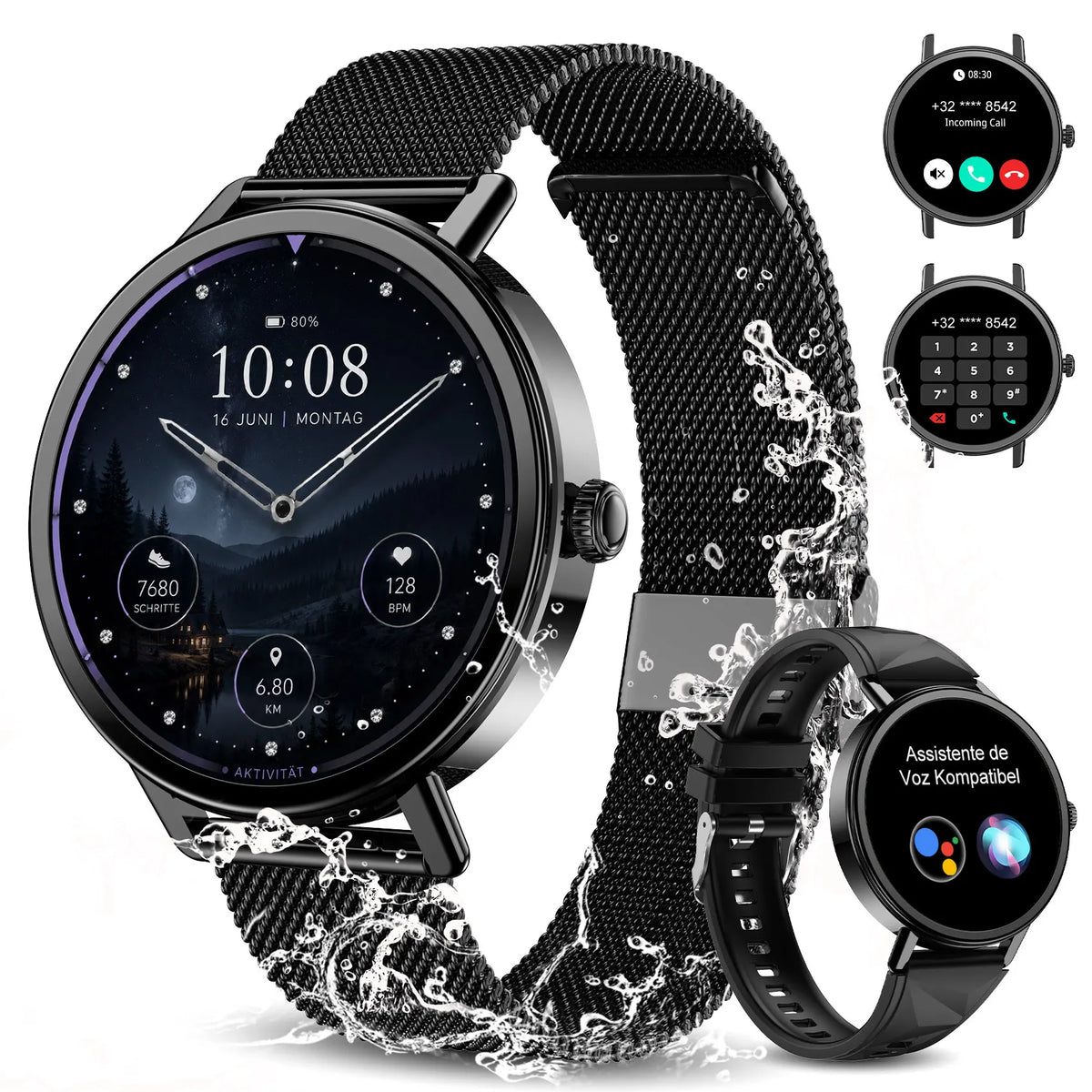 BLACKVIEW Smartwatch for Women with Fitness and Heart Rate Tracking