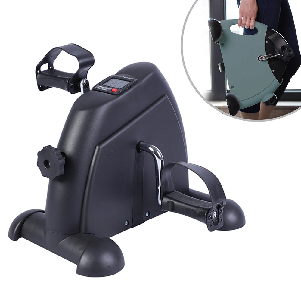 Motorized Under Desk Pedal Exerciser With LCD Display for Home Fitness