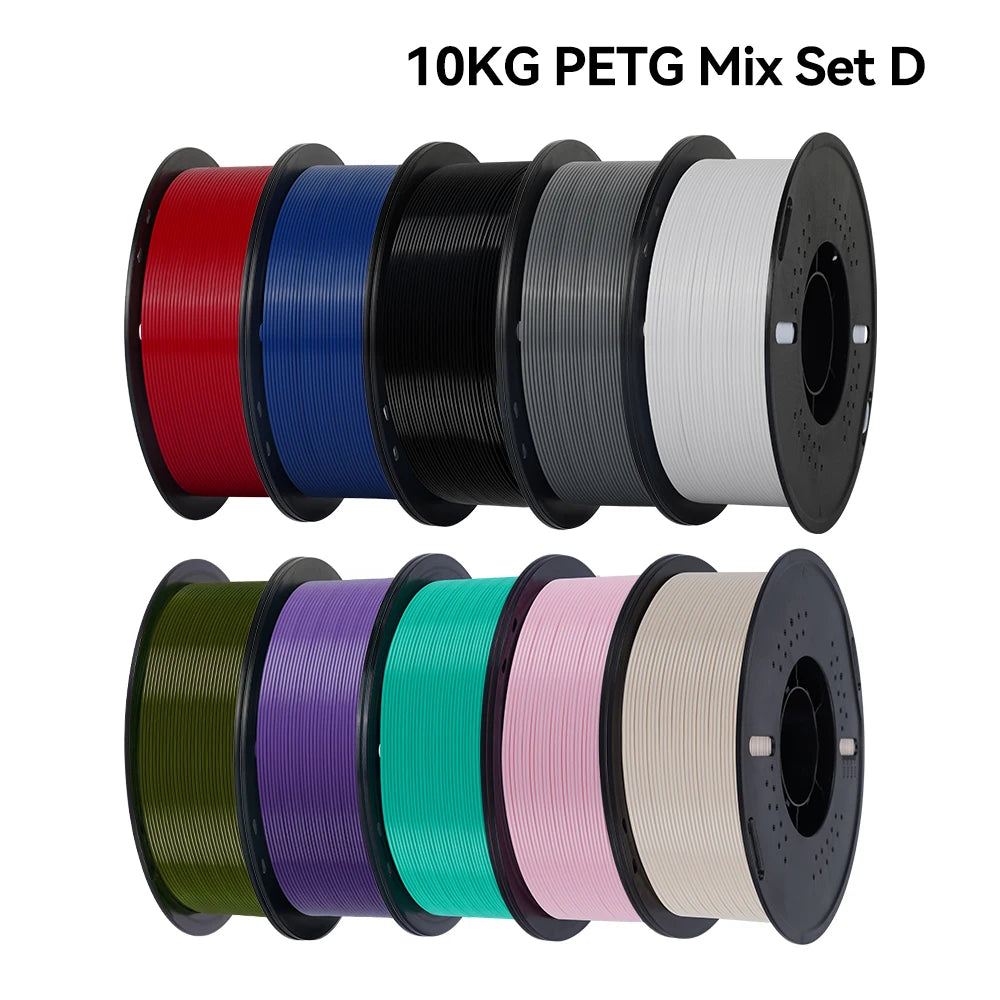 KINGROON PLA PETG 3D Printer Filament Assortment for FDM Printing