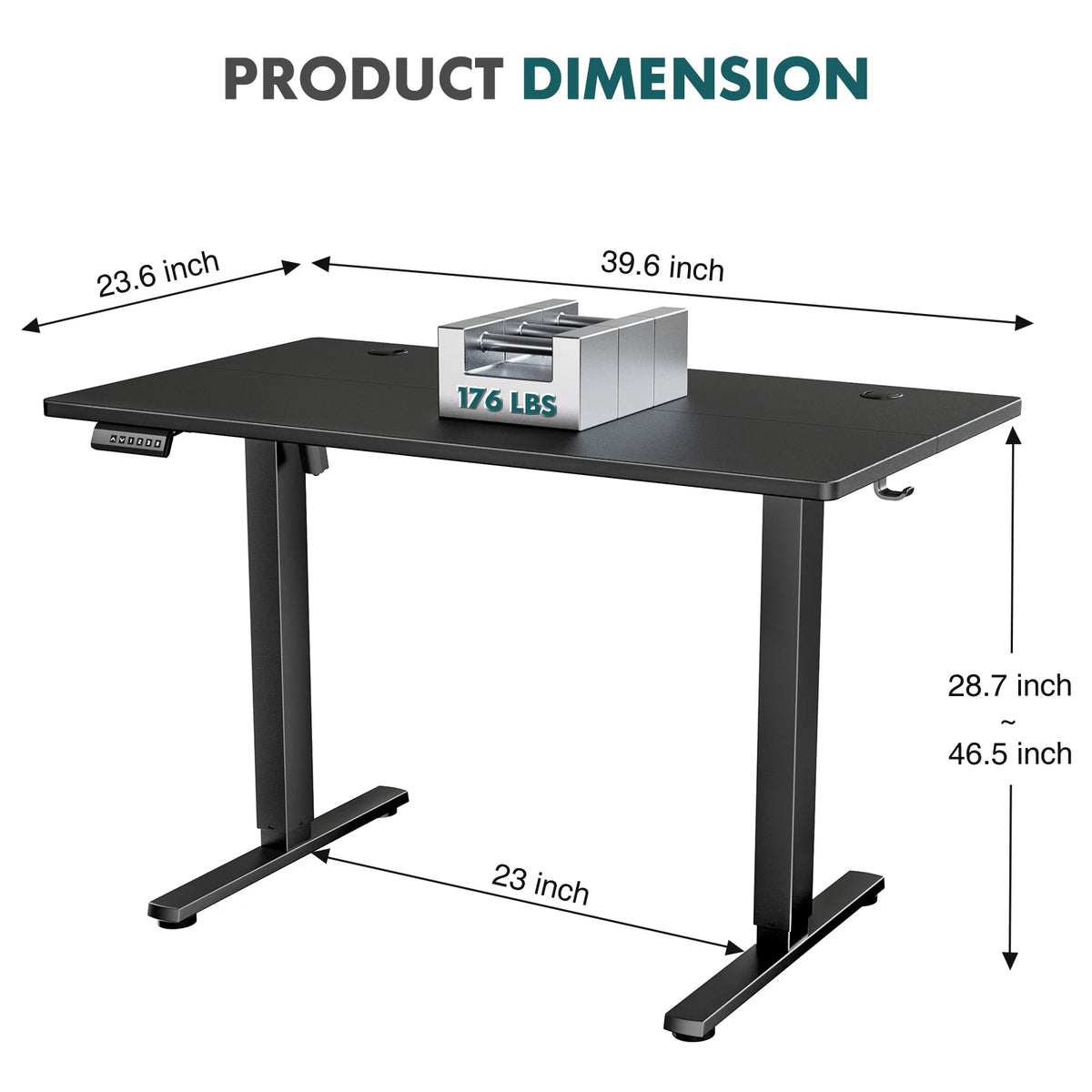 JHK Ergonomic Electric Height Adjustable Standing Desk