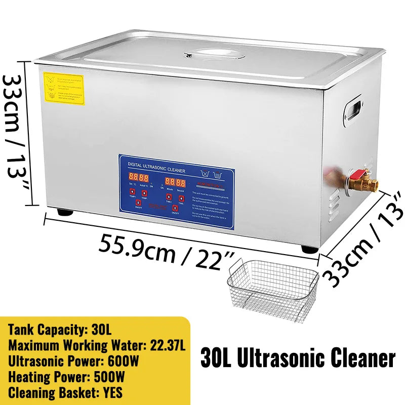 SucceBuy Portable Ultrasonic Cleaner for Household Cleaning Appliances