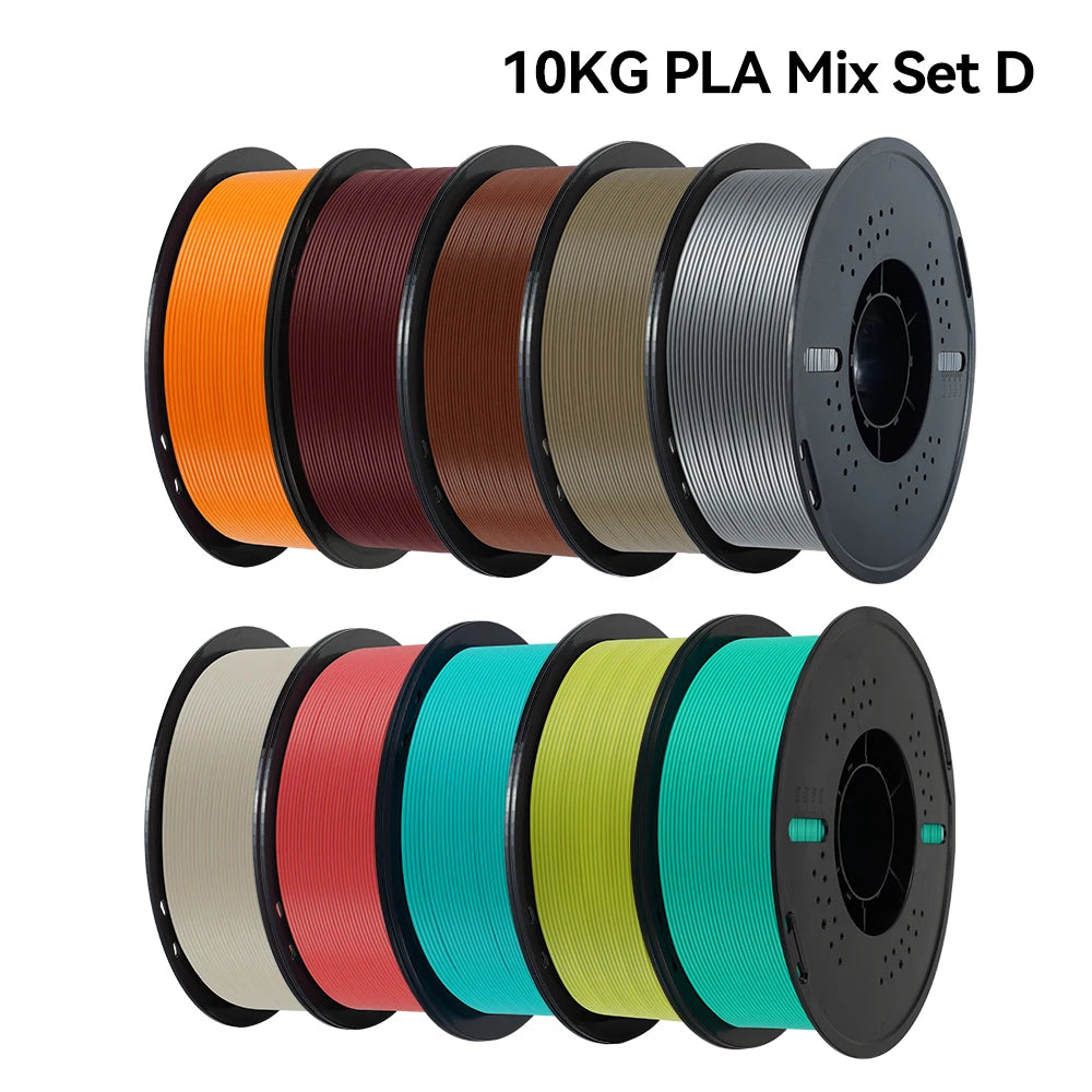 KINGROON PLA PETG 3D Printer Filament Assortment for FDM Printing