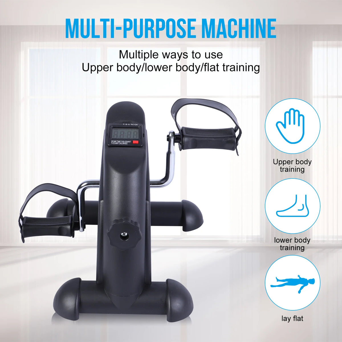 Mini Under Desk Pedal Exerciser Bike With Digital LCD Display