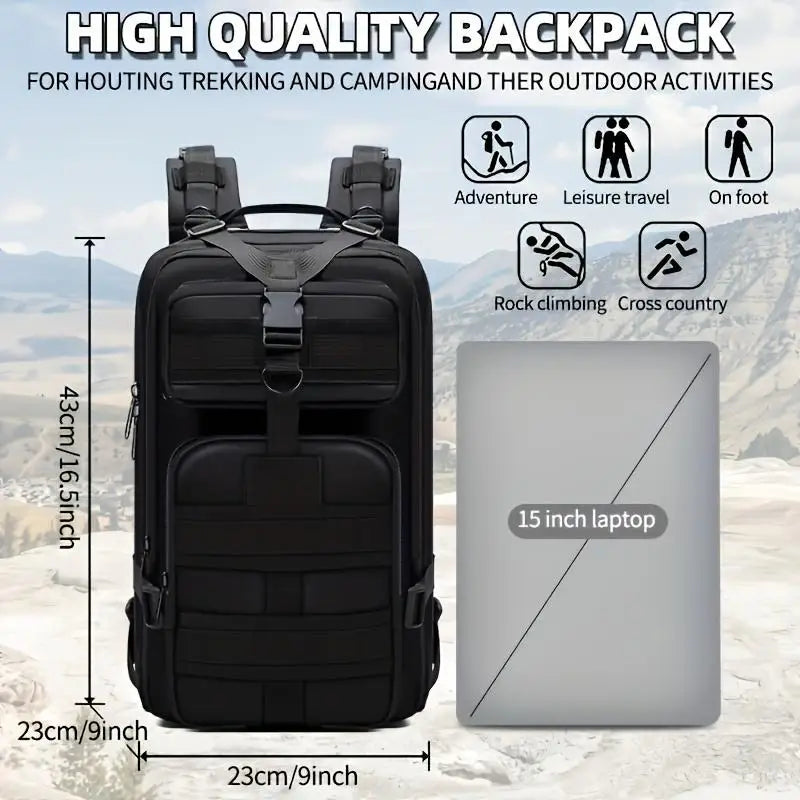 JSERYISGN Lightweight Hiking Backpack For Travel Cycling And Outdoor Sports
