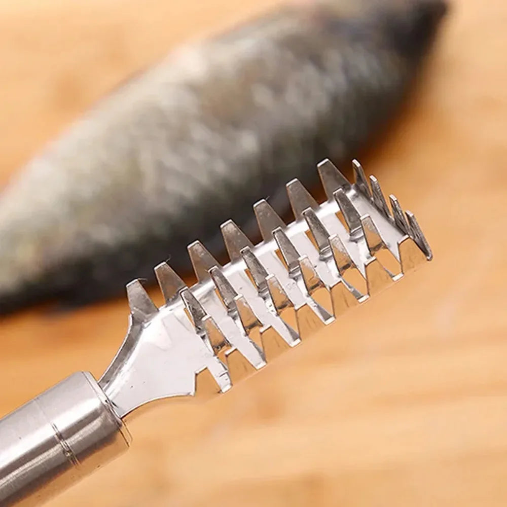 Multi Purpose Kitchen Scraper for Fish Ginger and Vegetables